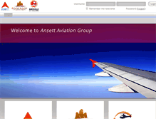 Tablet Screenshot of ansettaviationgroup.com